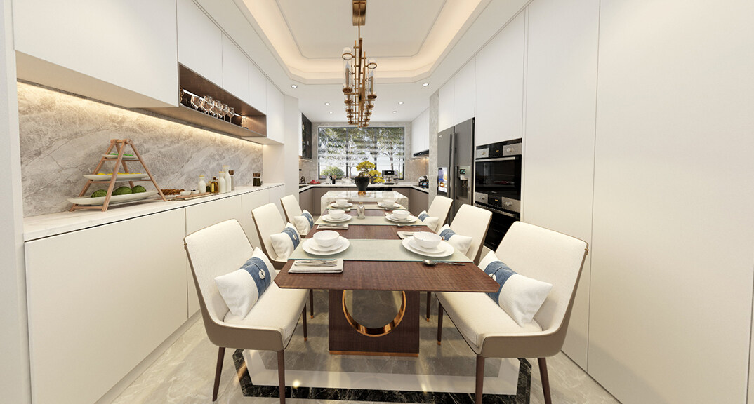 青安·海悅居86㎡二室二廳餐廳新中式風格裝修案例效果圖.jpg