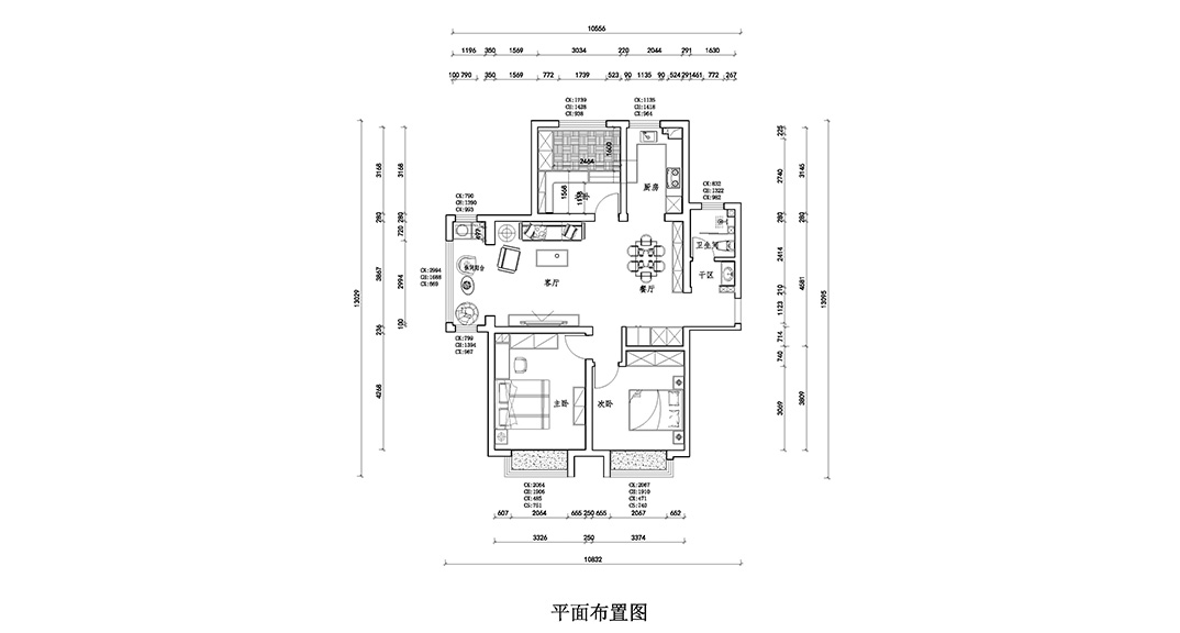 海韻廣場128㎡三室兩廳戶型圖.jpg